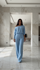 Komplet Viki Basari Baby Blue Rozmiar 2 (M na L)